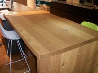 Penisola Rovere Nodato con Bordo Massiccio2